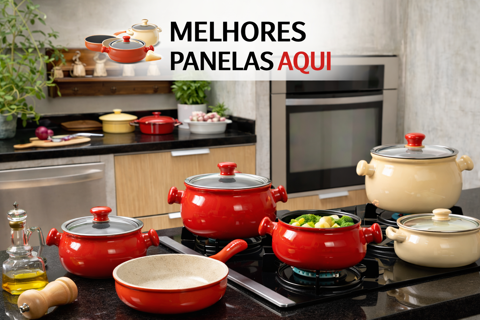 Encontre aqui as Melhores Panelas de cerâmica para preparar de forma saudável os seus alimentos do dia a dia.