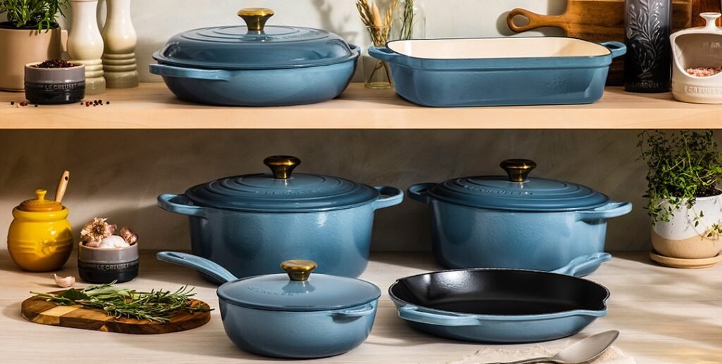 Jogo de Panelas Le Creuset Signature cor Azul